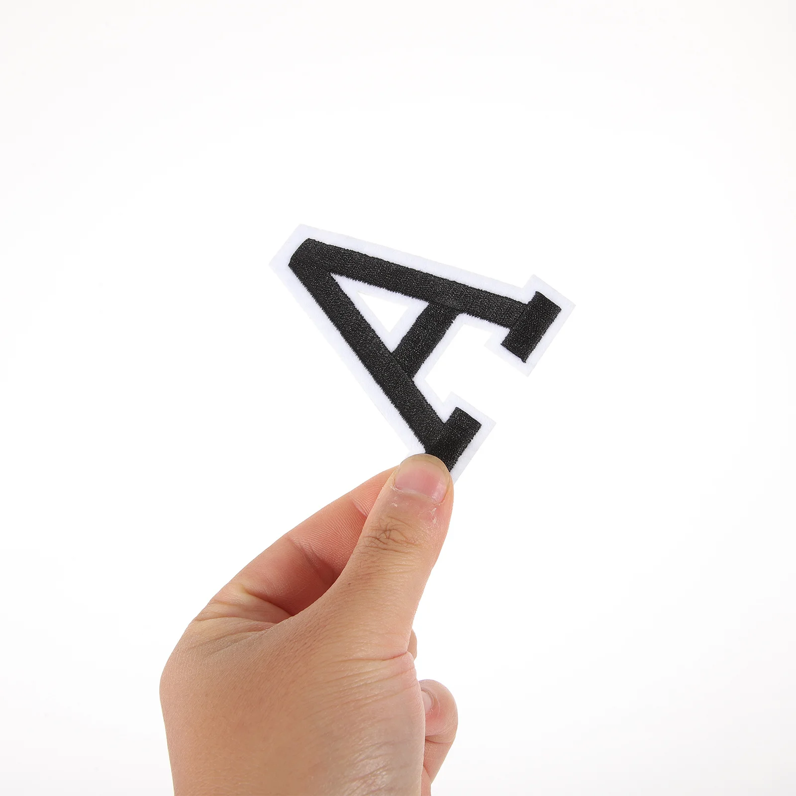 

26Pcs Large Iron on Letter Patches DIY Fabric Letters Heat Transfer Appliques for Clothing Crafts Stick on Letter