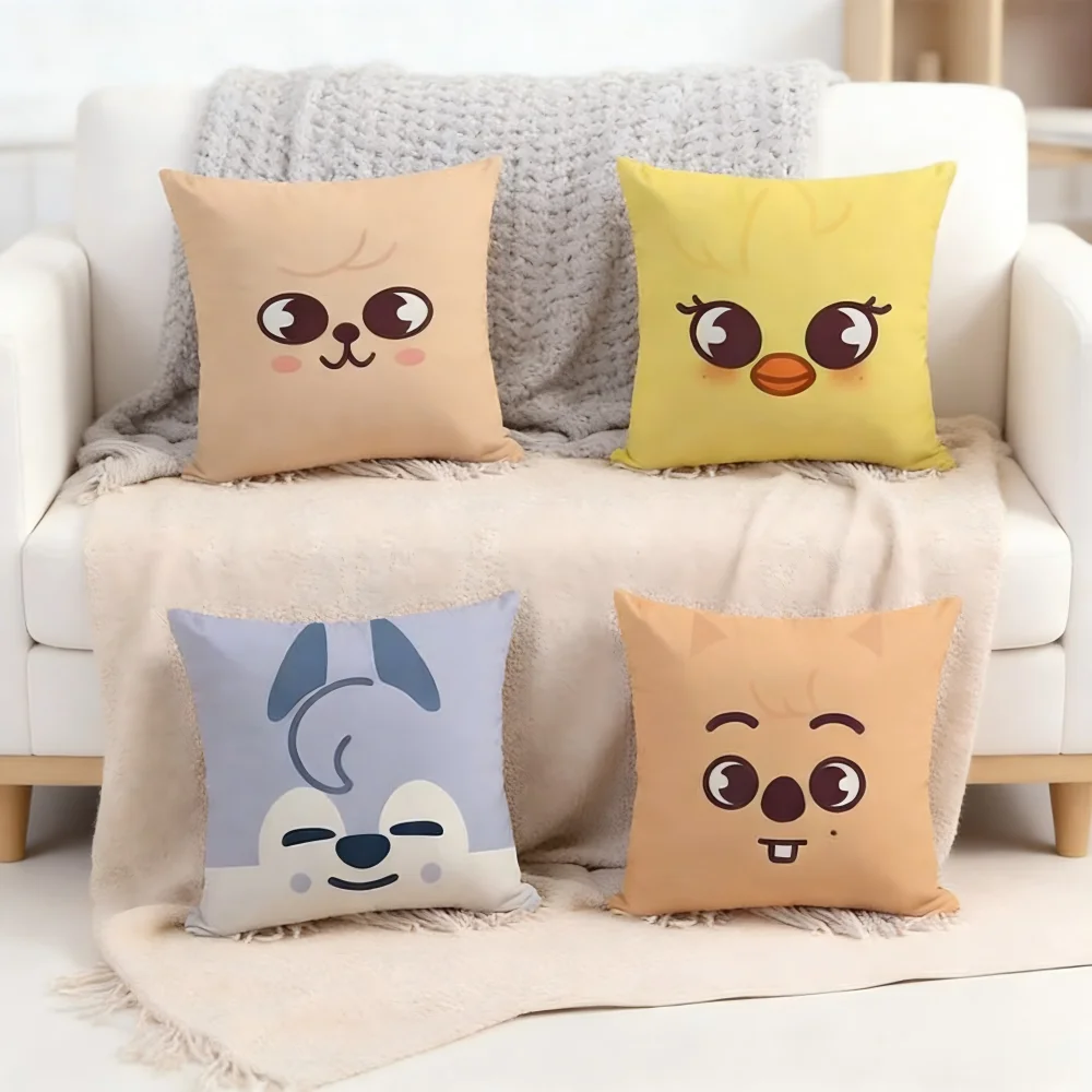 

45CM SKZOO KPOP Stray Kids Cartoon Plush Toy Cotton Pillow Pillow Pendant Fan Essential Valentine's Day Birthday Gift
