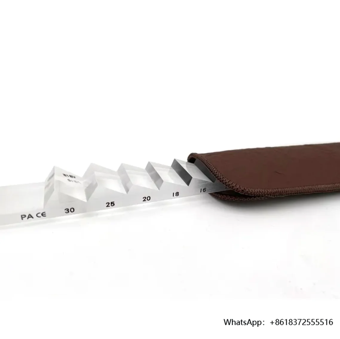 

daVB15 China Optometry Instruments Prism Bar Optical Vertical with Leather Bag