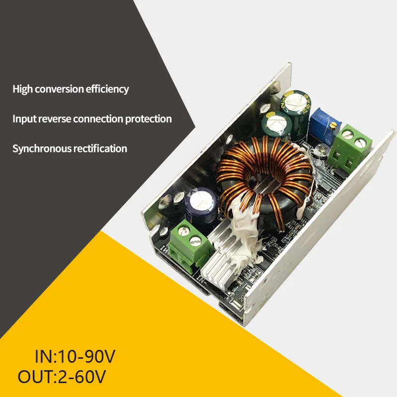 DC-DC High Voltage 84V72 60 48 36V High Efficiency Adjustable Step-Down Vehicle Regulated Power Supply Module