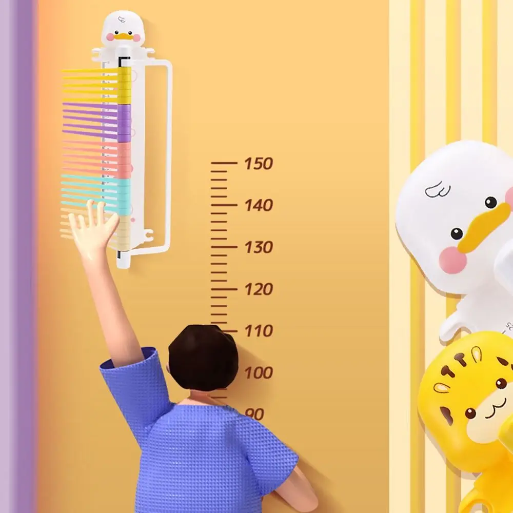 Plastic Vertical Jump Measuring Device with Adjustable Height Bouncer Animal Design Jump Test Stick Pole Training Tool