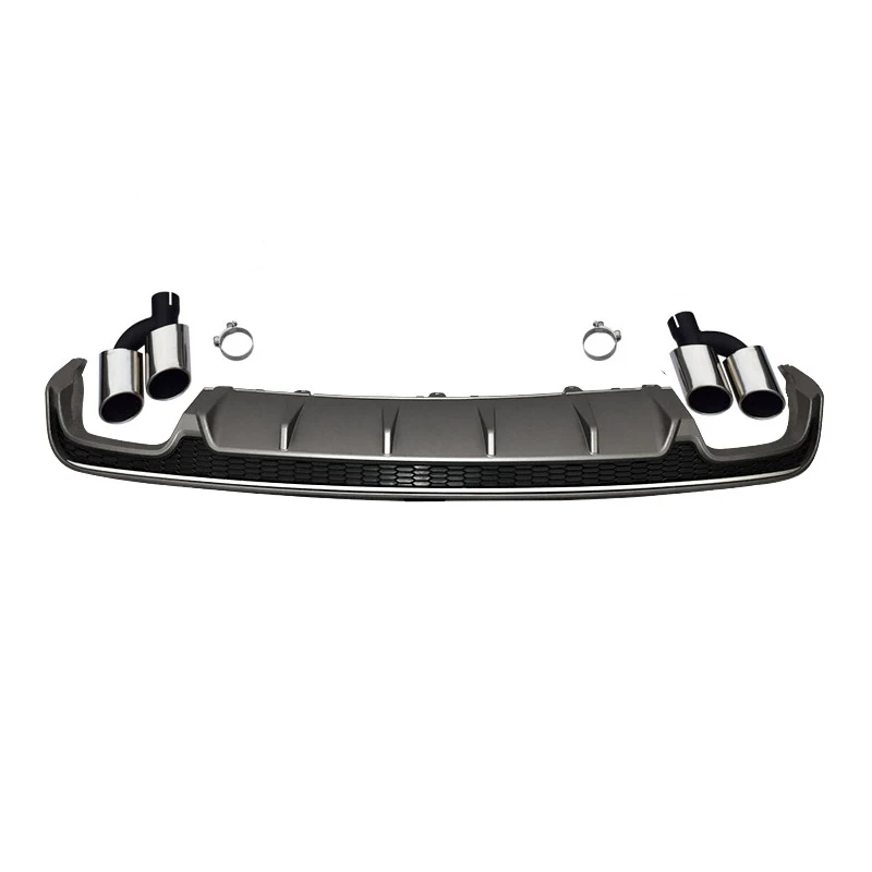

Car 2016-2018 A6 Upgrade S6 Style Rear Diffuser ABS Black Rear Bumper Diffuser for A6 2017 2018 2019