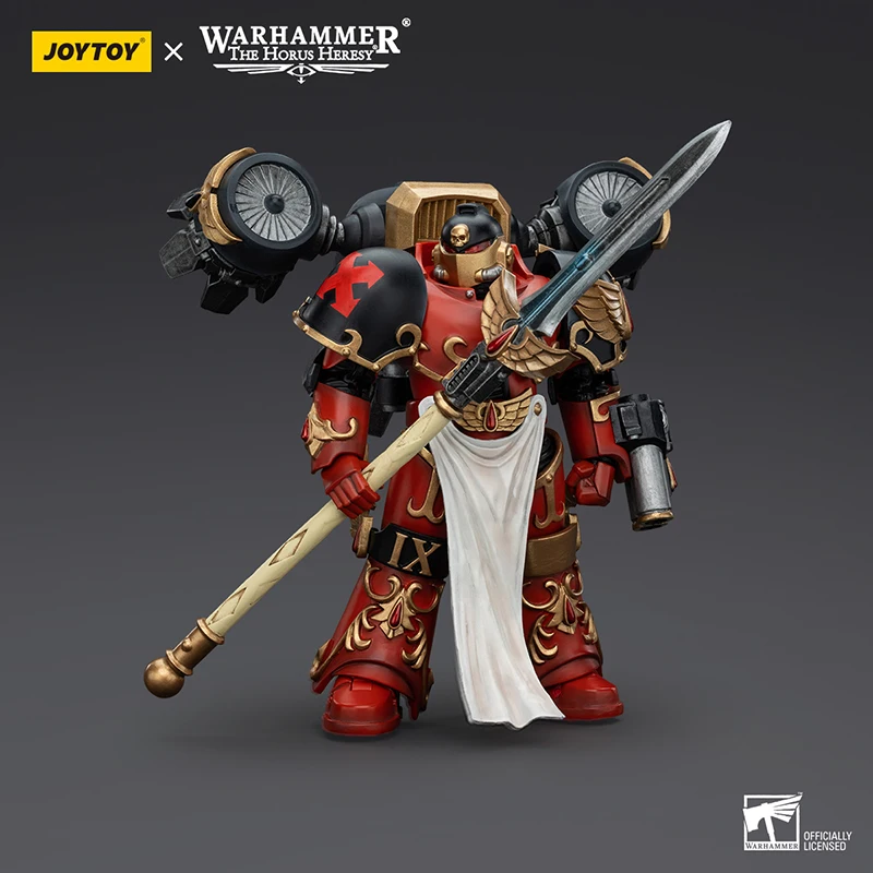 JOYTOY Warhammer The Horus Heresy figura de acción 1/18 escala sangre ángeles PVC figura militar modelo muñeca juguete ornamento chico regalo