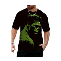 Disney Marvel Hulk Men's T Shirts Boys Tee Tops & T-shirt New Arrival Goods Youngla Short Sleeve Man Casual Shirt Y2K Clothes