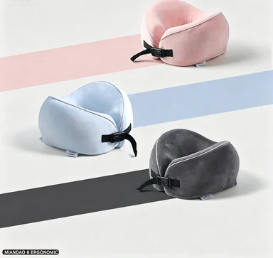 Washable Easy-Carry  supportive durable compact Ultralight neck pillow for office school car