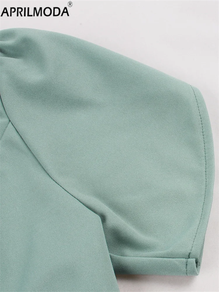 2025 Élégant Patchwork Swing Flare Robe d'été décontractée avec ceinture Col rabattu Pinup Rétro Court Cocktail Robes de bal Années 1950