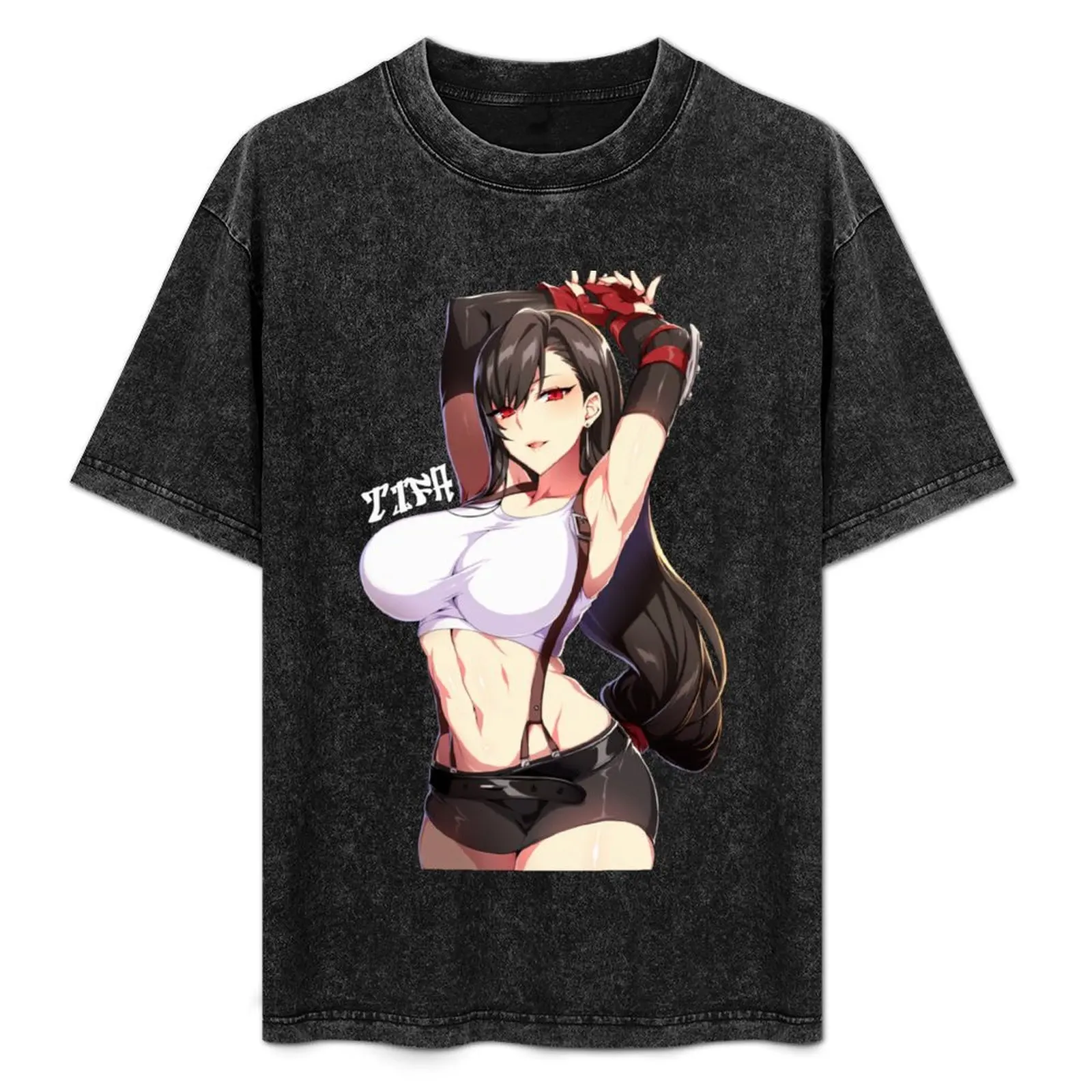 

Tifa Lockhart Sexy FF7 Remake T-Shirt valentines clothes vintage anime shirt Blouse plus sizes t shirts men
