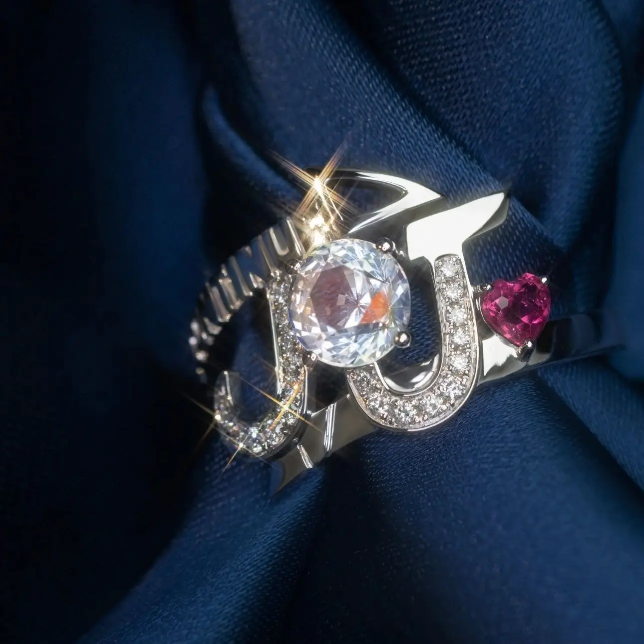 JOJO's Bizarre Adventure JOJO Eternal Zircon Ring Food Ring High-end and Versatile Custom Design Ring
