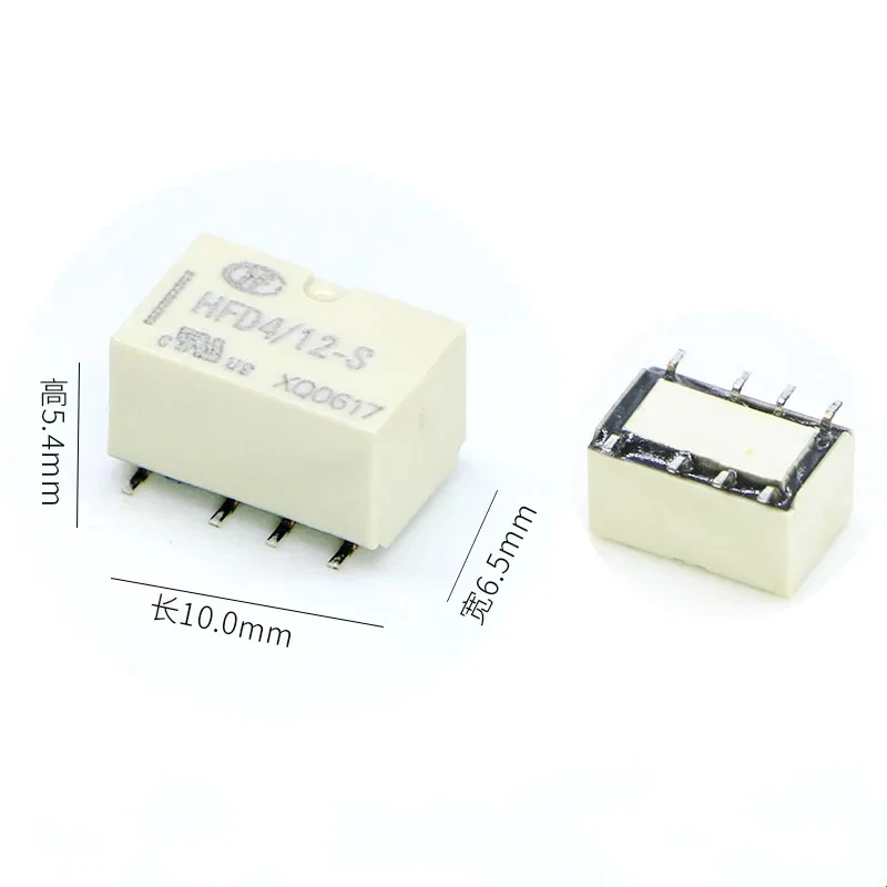 1 Uds. Relé de comunicación de señal DIY HFD4- 3V 4,5 V 5V 12V 24V DC -S SR 2A 8pin dos grupos de parche de conversión inserción directa