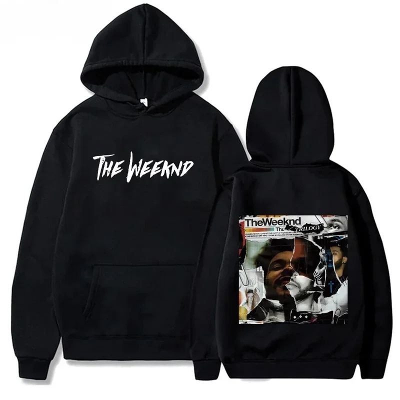 Weeknd Fleece Sweatshirts Casual Loose Hoodies The Weeknd Oversized Hoodie Y2k Streetwear Pullover Unisex Printing Pullovers