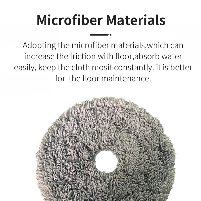 A17G 6 ชิ้นผ้าซับล้างทําความสะอาดได้สําหรับ UWANT U200 เครื่องดูดฝุ่นหุ่นยนต์อะไหล่ทดแทน