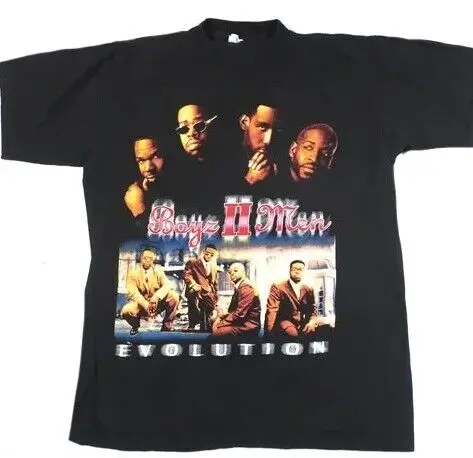 Vintage Boyz II men Evolution T-shirt Unisex Cotton 100% shirt