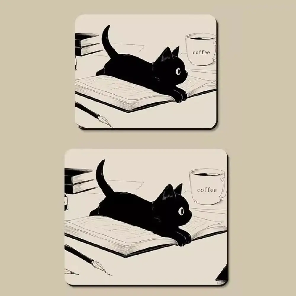 

Cartoon Desk Mat Cat Mouse Pads Waterproof Thickened Cat Mouse Mat Anti-Slip Literary Waterproof Keyboard Mat Office Desk