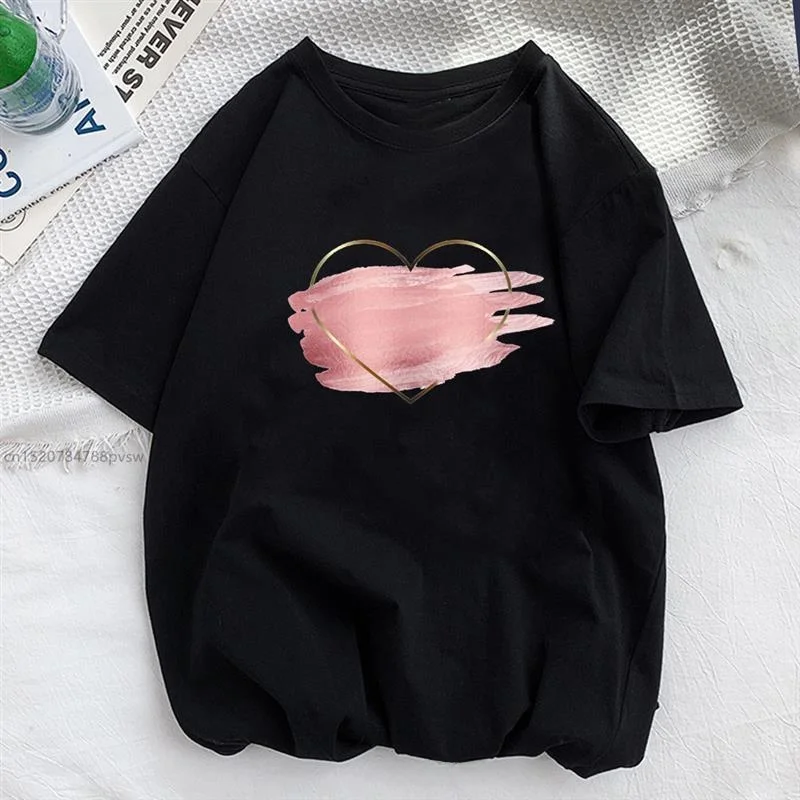 T-shirt drôle décontracté pour femmes, grande taille, imprimé à la main, Version Cleanfit H, matériau en lin, autre matériau 00%, adapté à l'âge moyen