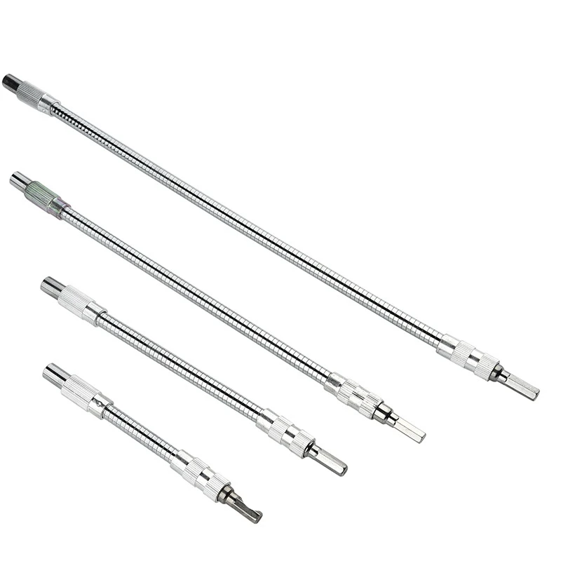 Imagem -05 - Flexível Hex Broca de Extensão Impact Driver Ratchet Chave de Fenda Bits Estender Rod Barra de Extensão 15cm40cm