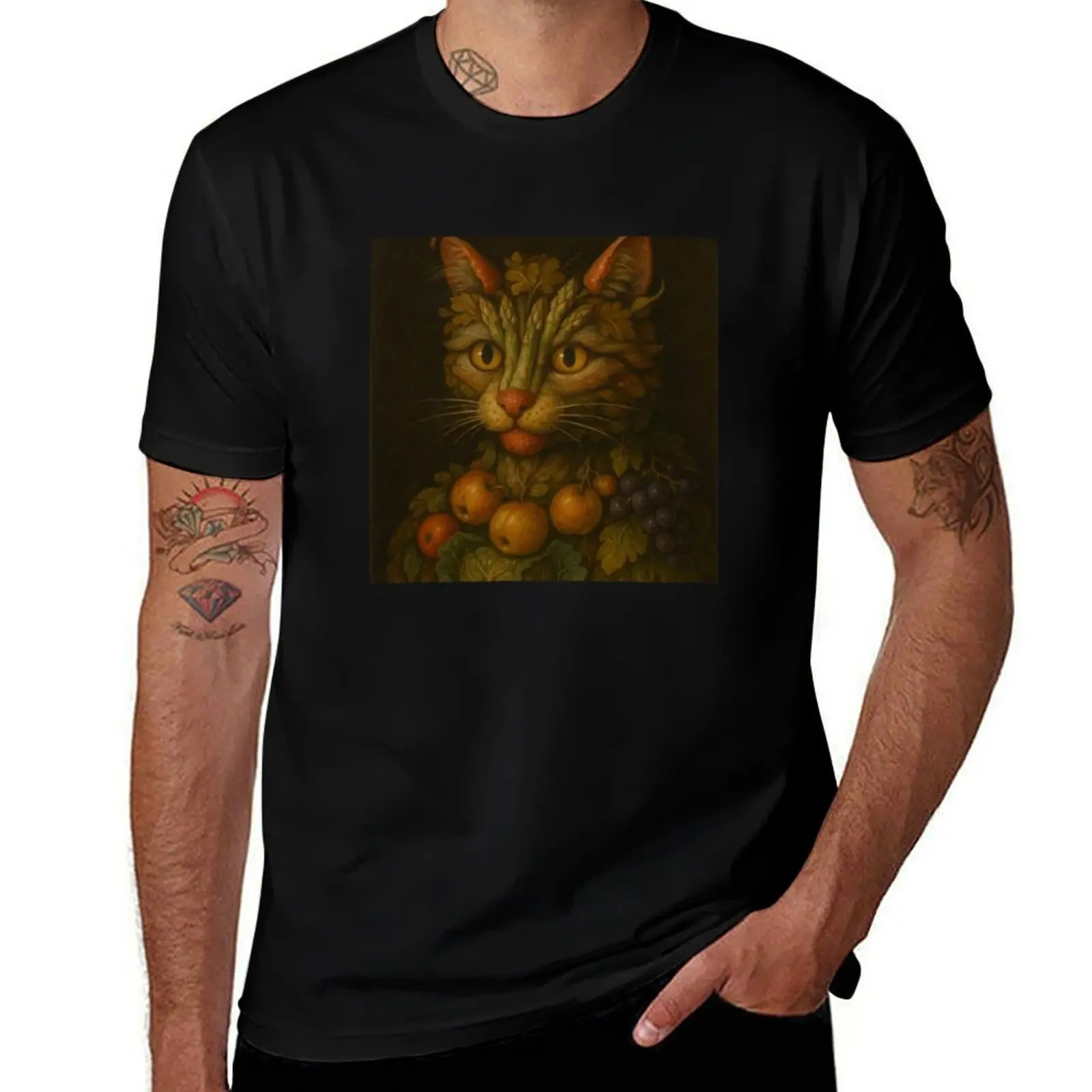 

Catimboldo: The Harvested Feline T-Shirt custom shirt blue lock graphic t shirts cheap stuff mens funny t shirts
