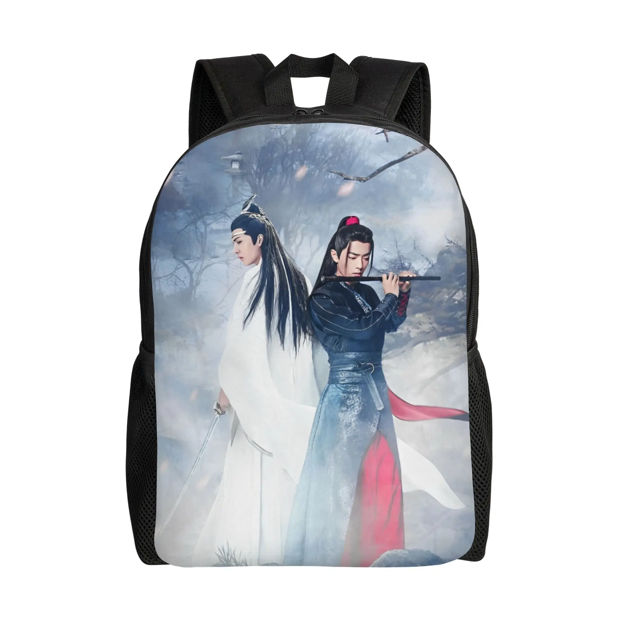 

Рюкзак WangXian The Untamed для мужчин и женщин, стильный городской рюкзак для старшеклассников и деловых людей, сумка через плечо для ноутбука Lan Wangji Wei Wuxian