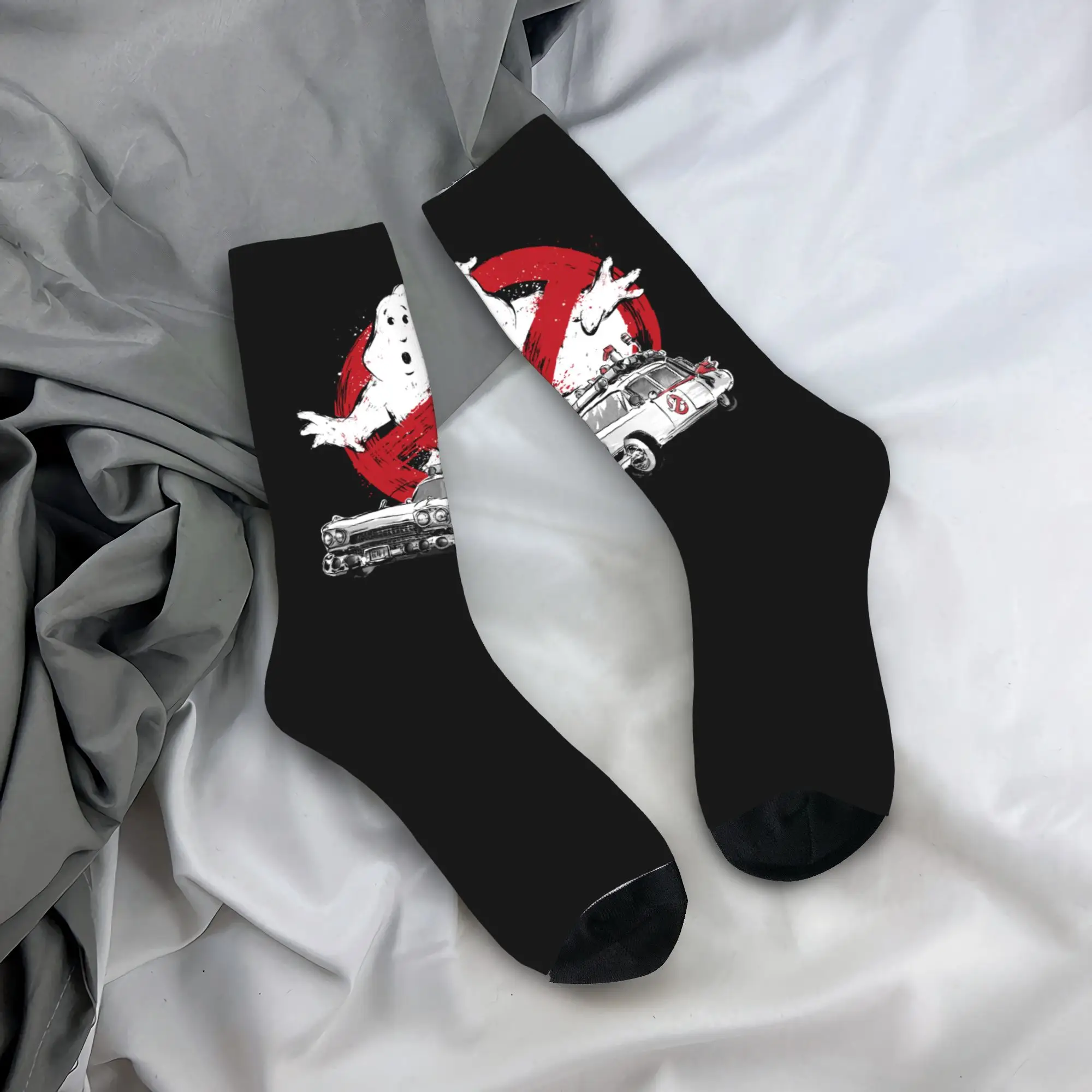 

Custom Ghostbusters Dress Socks Men Women Warm Fashion Novelty Supernatural Ghost Movie Crew Socks