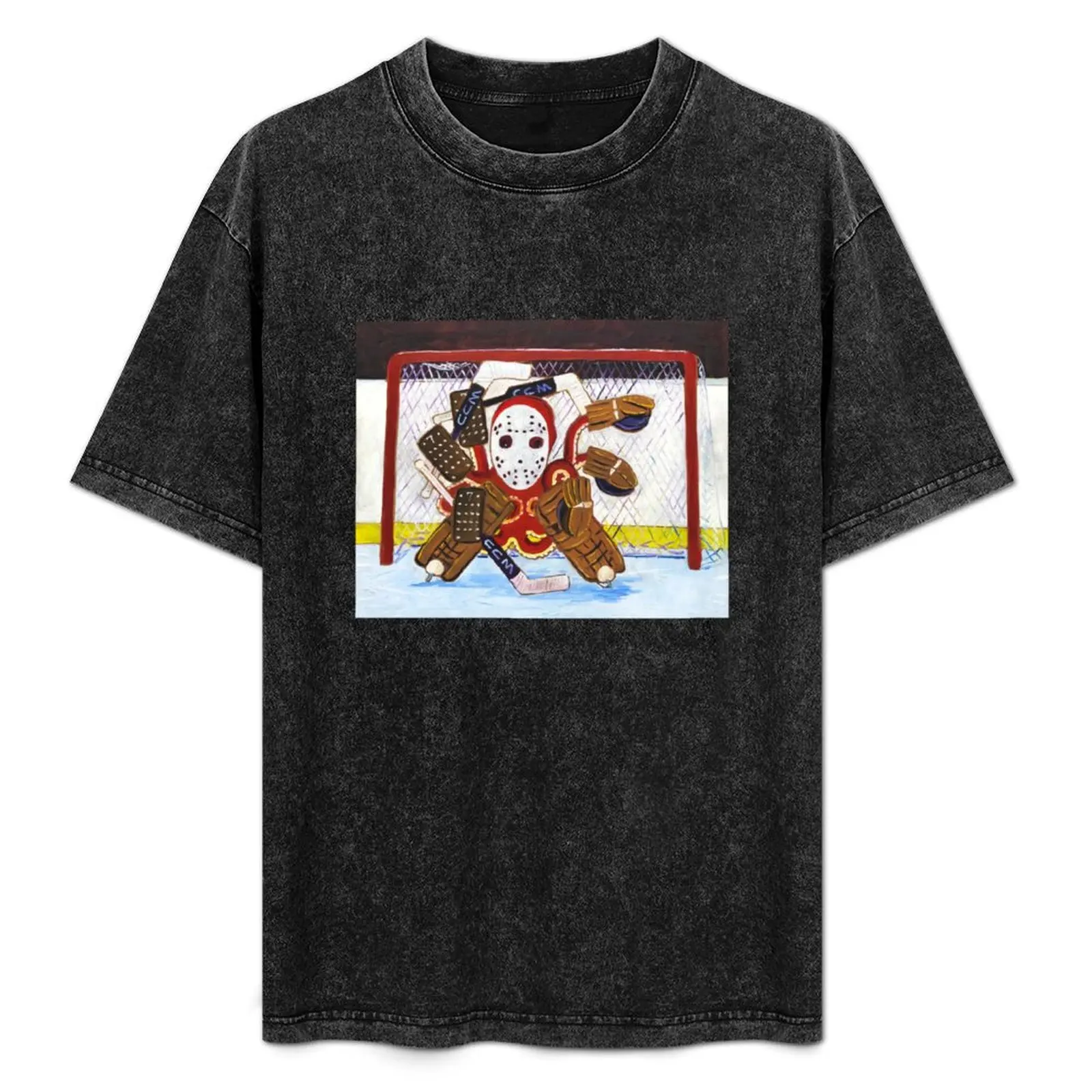 

Octopus Hockey Goalie T-Shirt Water Resistant Casual T-Shirt