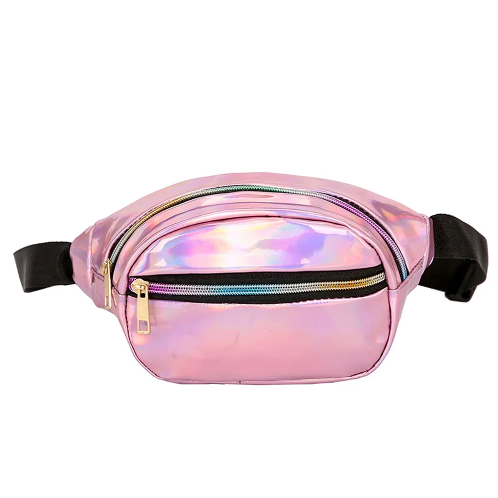 1 pçs moda pacote de cintura à prova dwaterproof água alça ajustável saco da cintura perfeito para viagens correndo caminhadas natação elegante pacote peito rosa