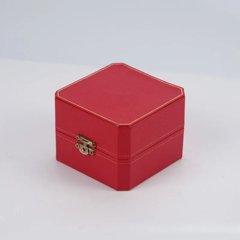 Red PU Watch Box Bracelet Jewelry Storage Case Without Logo