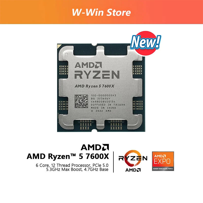 Procesador AMD Ryzen 5 7600X AM5: Todo lo que Necesitas Saber