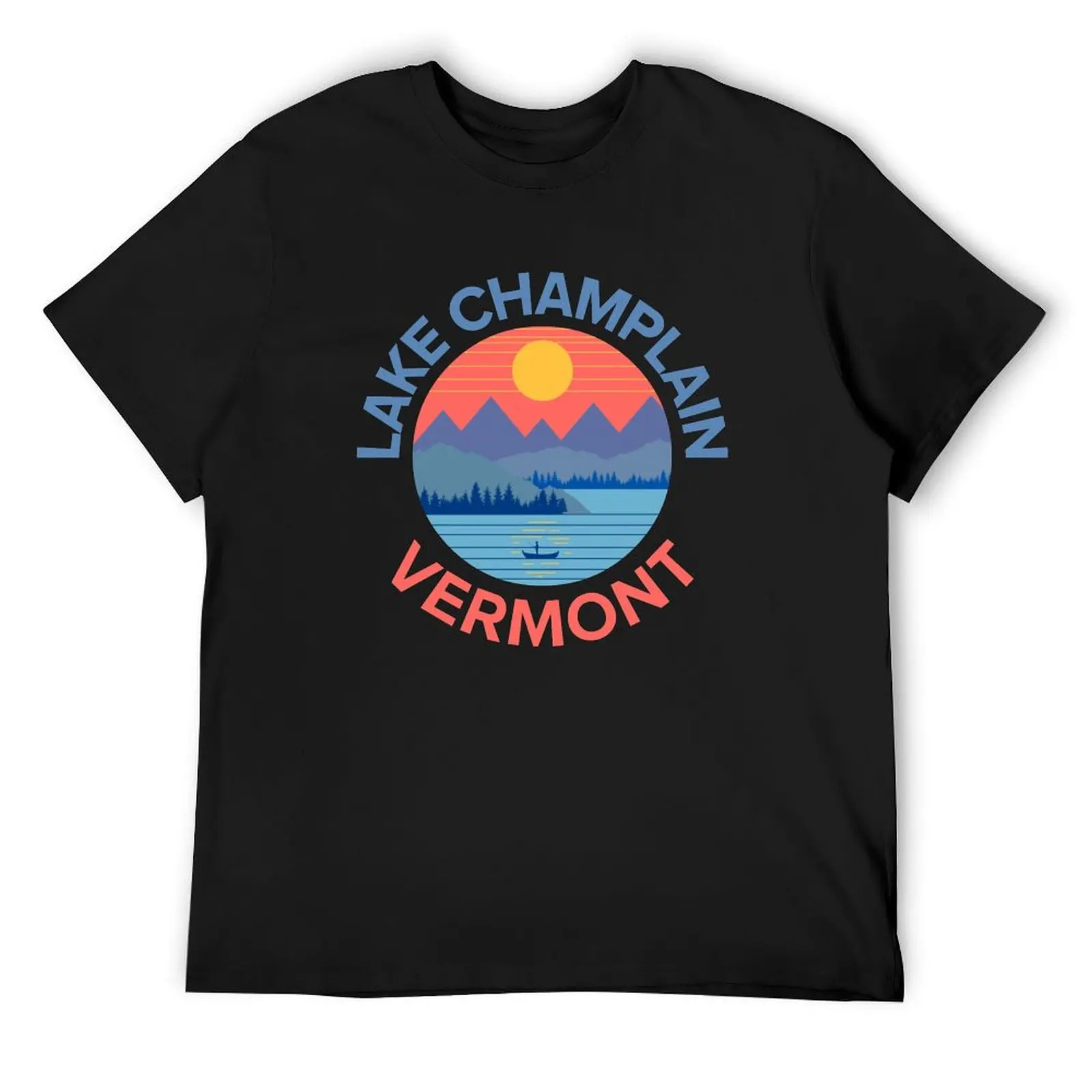 Lake Champlain, Vermont T-Shirt vintage clothes sublime summer top tee shirts for men