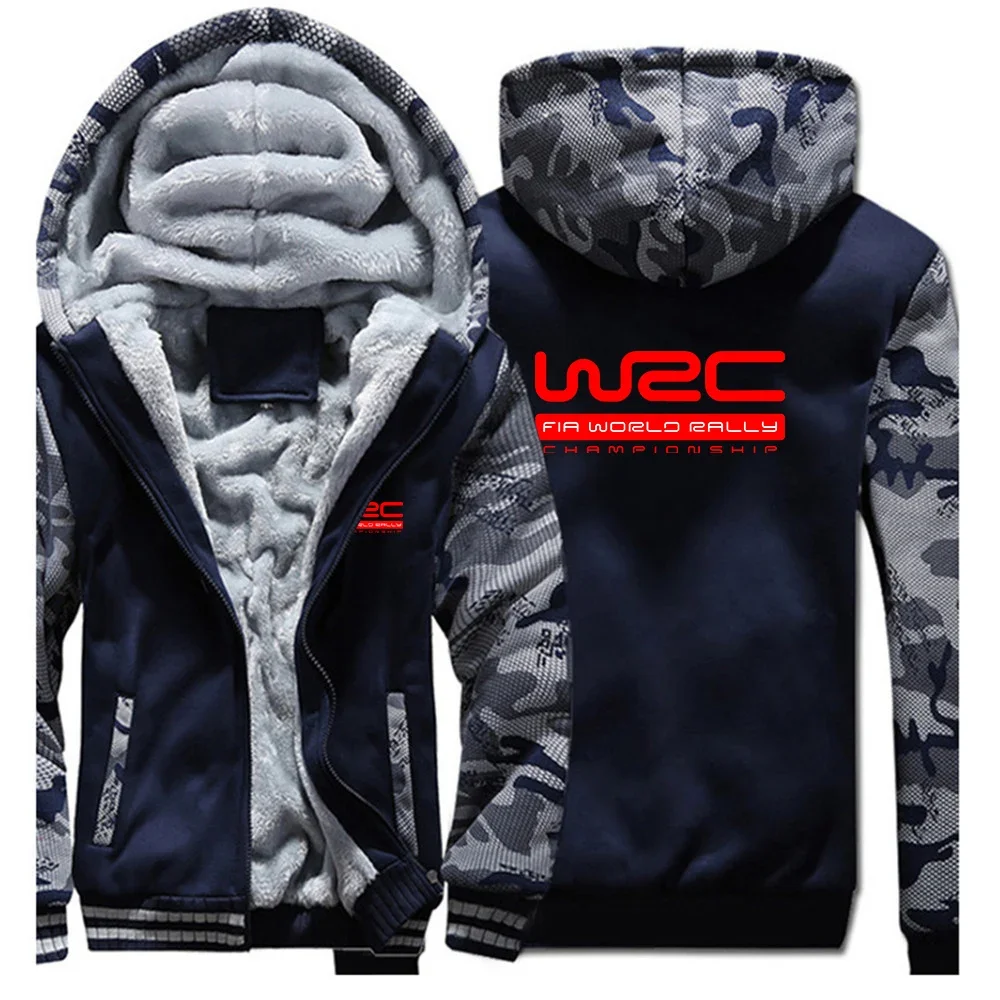 2024 Autumn Winter Men's World Rally Championship WRC Logo Printing Popular Casual Streetwear Long Sleeve Thickened Warm Hoodies