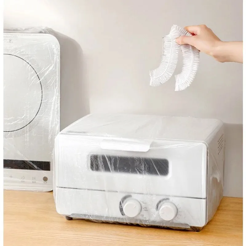 30PCS Disposable Dust Cover Household Universal Transparent Cover Appliances Thickened Fan Rice Cooker Microwave Oven