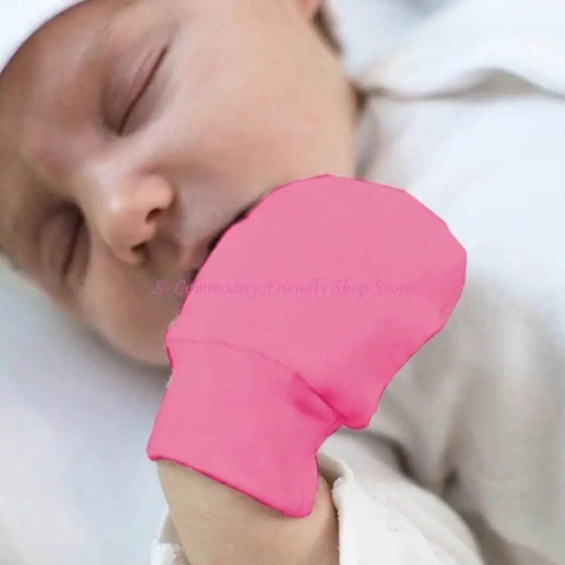 

85AE Infant Hand Supplies Boys Girls Anti Scratching Gloves Newborn Handguard Mittens