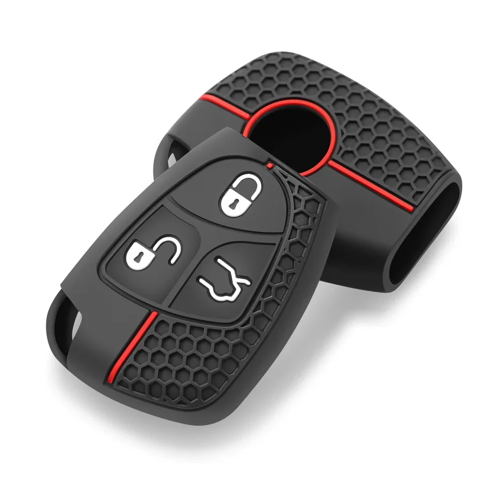 2/3 Button Silicone Remote Key Cover Protector Shell Case For Mercedes-Benz CL55 CL600 CL65 C230 C240 C280 C320