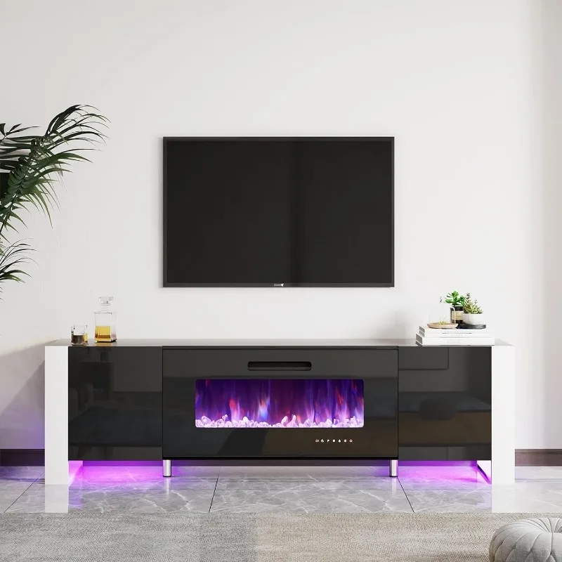 Fireplace TV Stand with 36