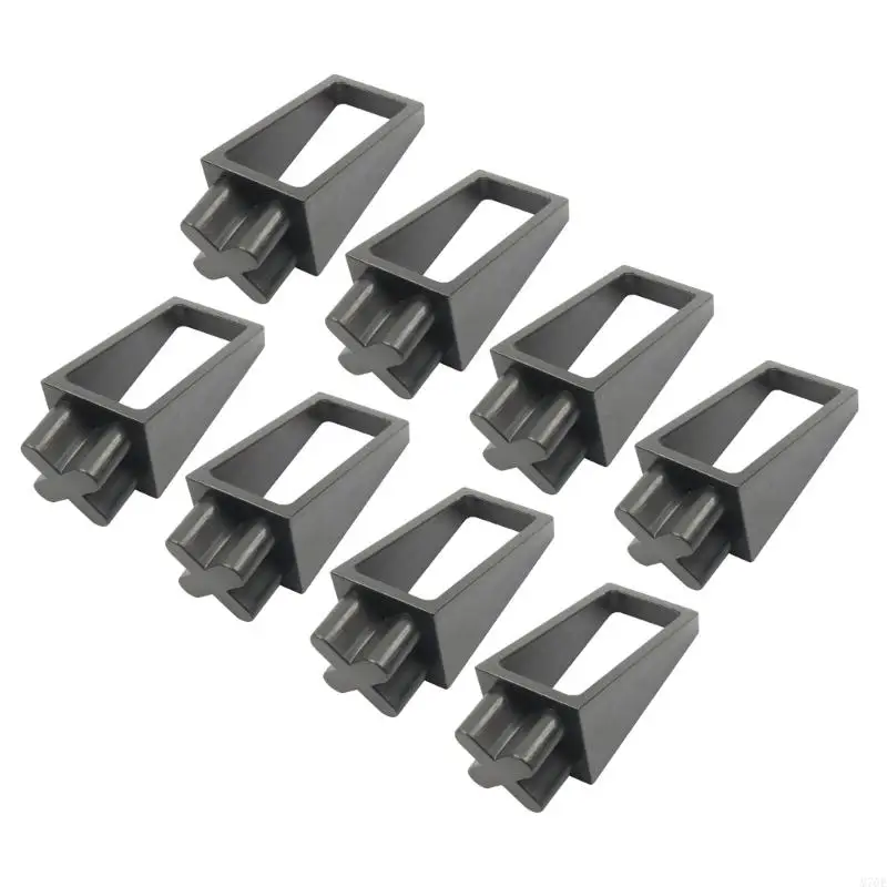 M76E Ladungsanschlagblöcke für 2-Zoll-X-Slot-Pickup-Ladefläche, 8-teiliges ABS-Teilerzubehör – Detail 7