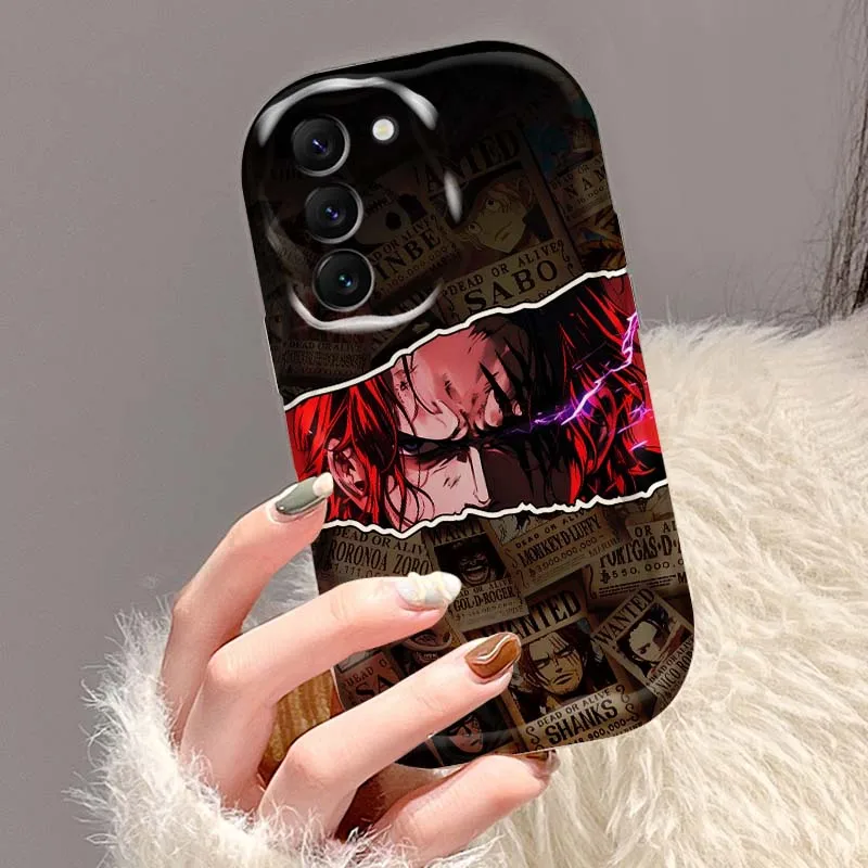 أنيمي قطعة واحدة زورو سانجي لسامسونج غالاكسي S25 S24 S23 S22 S21 S20 A16 A55 A05 A07 الترا زائد FE 5G موجة النفط جراب هاتف #4