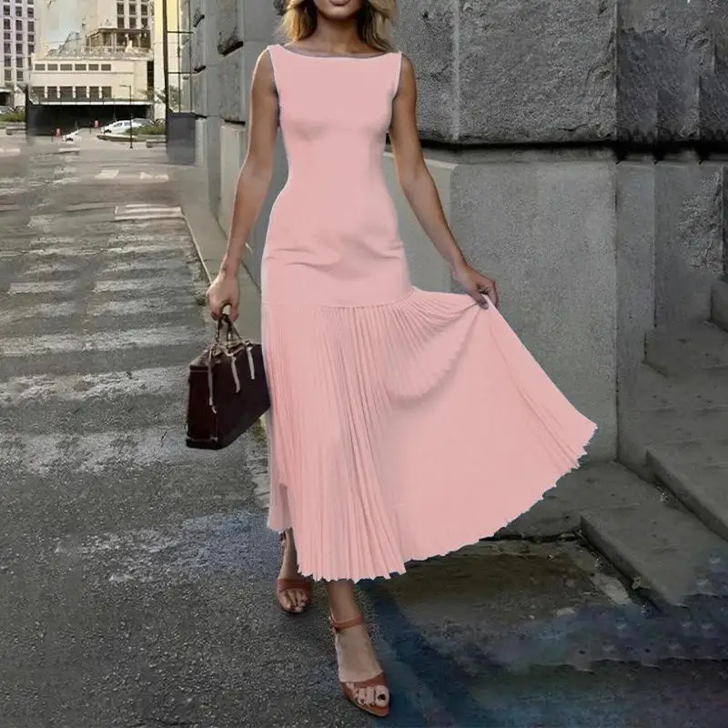 Ele – ensemble Long Dr de couleur Pure, vêtements polyvalents pour femmes, pantalons décontractés, taille mi-basse, tissu PVC, sans marque