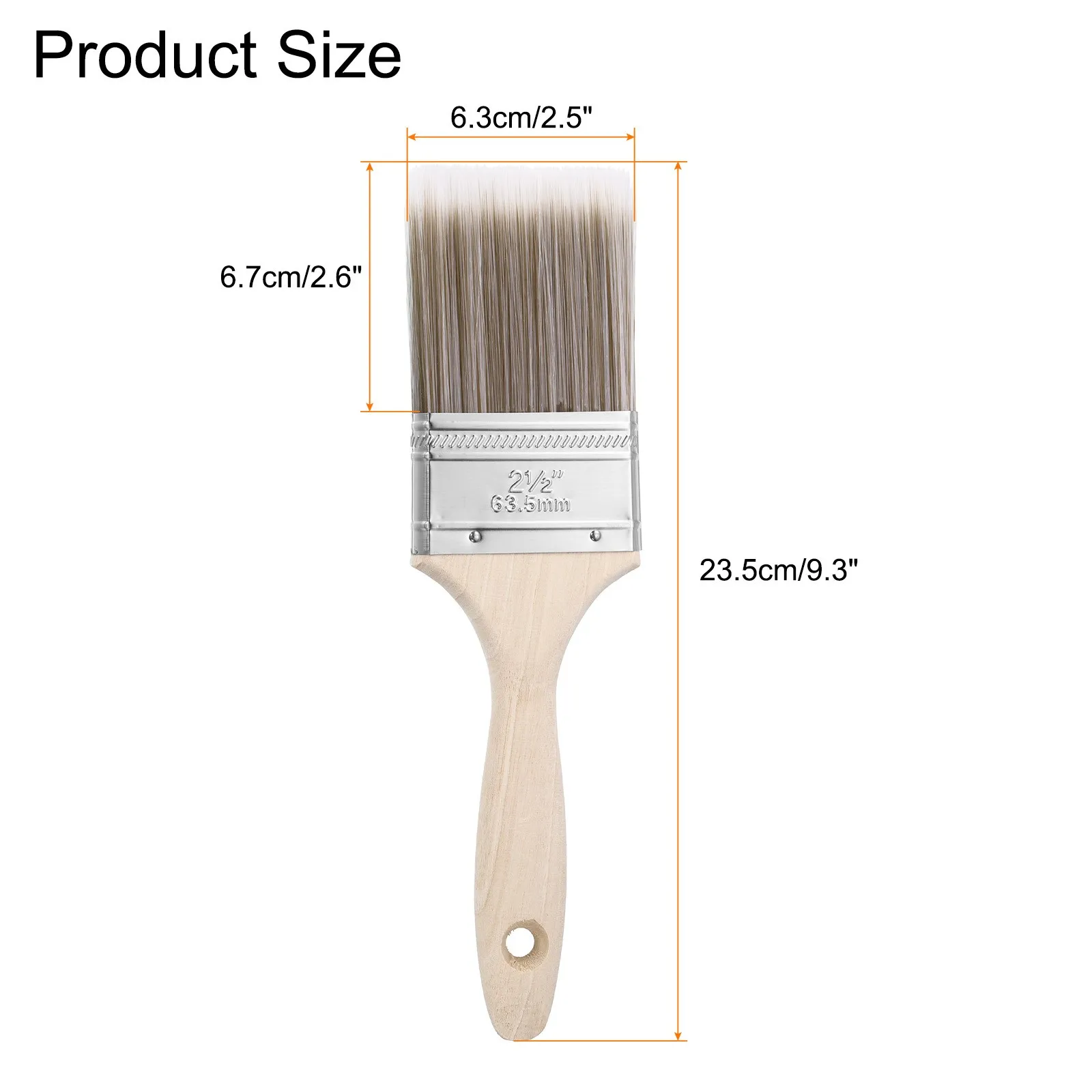 12pcs Paint Brushes 2.5