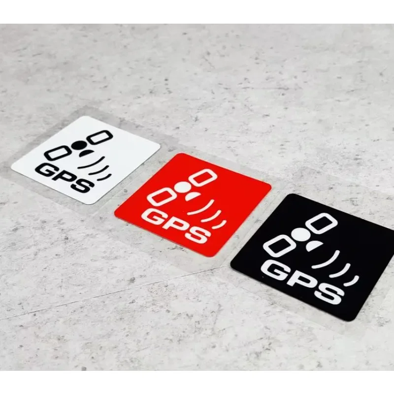2Pcs/Set GPS Signal Car Stickers, Waterproof Vinyl Decals, Multi-Color Options for Bicycle & Universal Vehicle Decor
