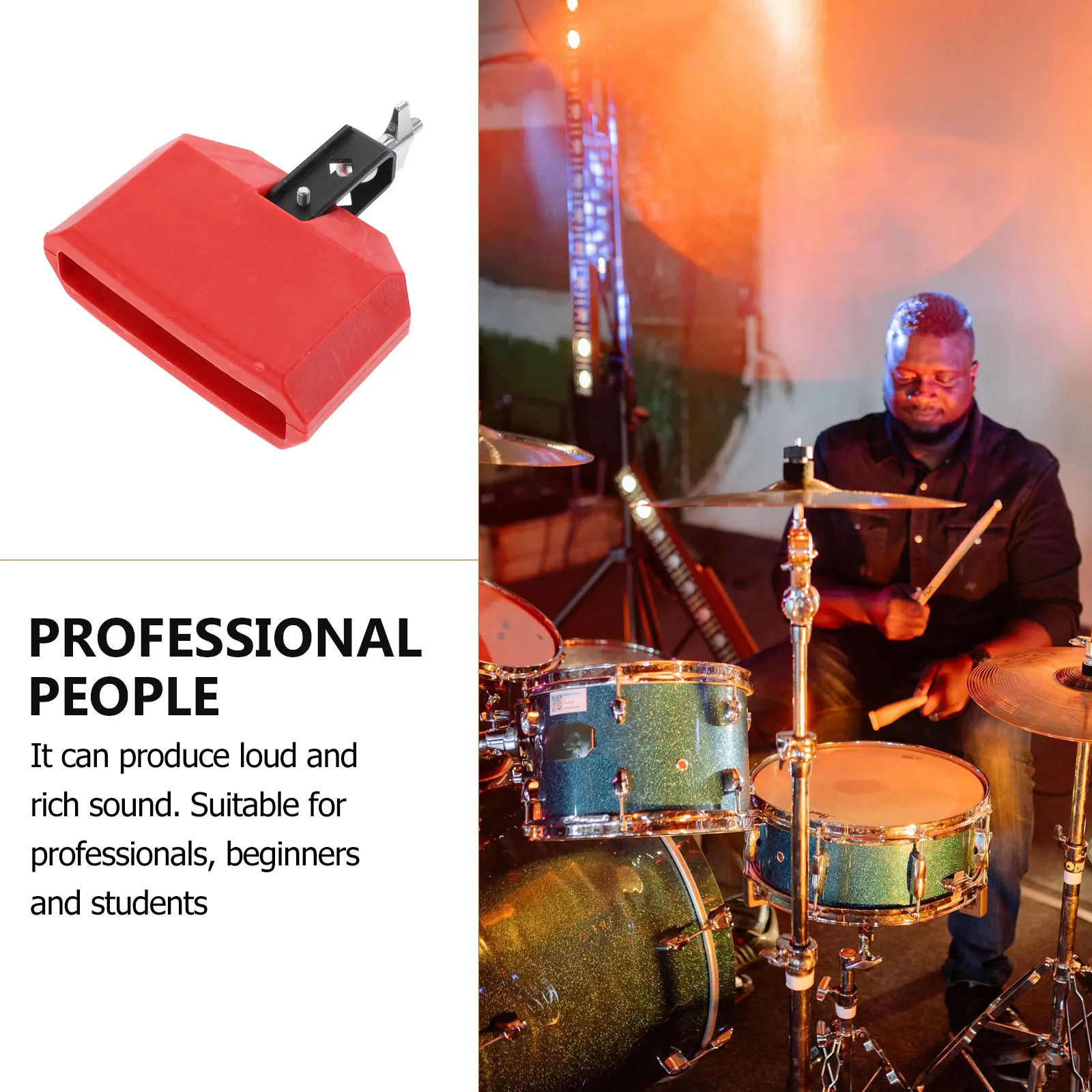

Cowbell Accessories for Drum Kit Professional Special Small Percussion Cowbells Pvc
