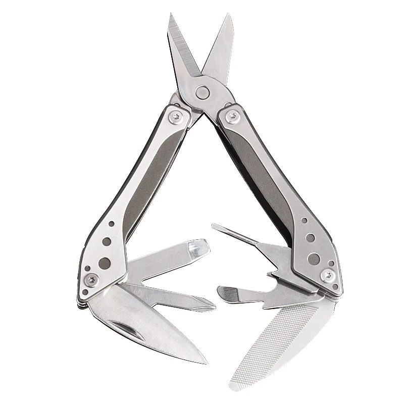 Daicamping DL19 DL16 Edelstahl EDC Mini Multifunktionsmesser Handwerkzeuge Set Tragbare Multitools Mehrzweckschere – Detail 4