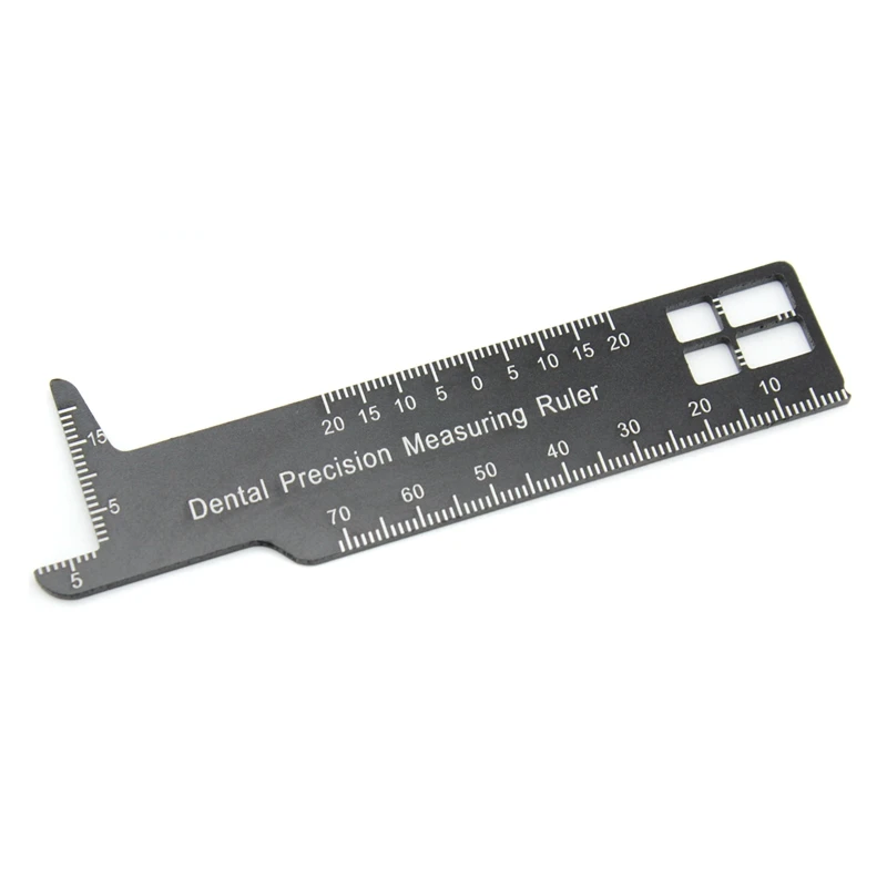 Aluminum Dental Precision Measuring Ruler Medical Tool Span Measure Scale Endodontic Instruments Dentistry Gauge Instrument