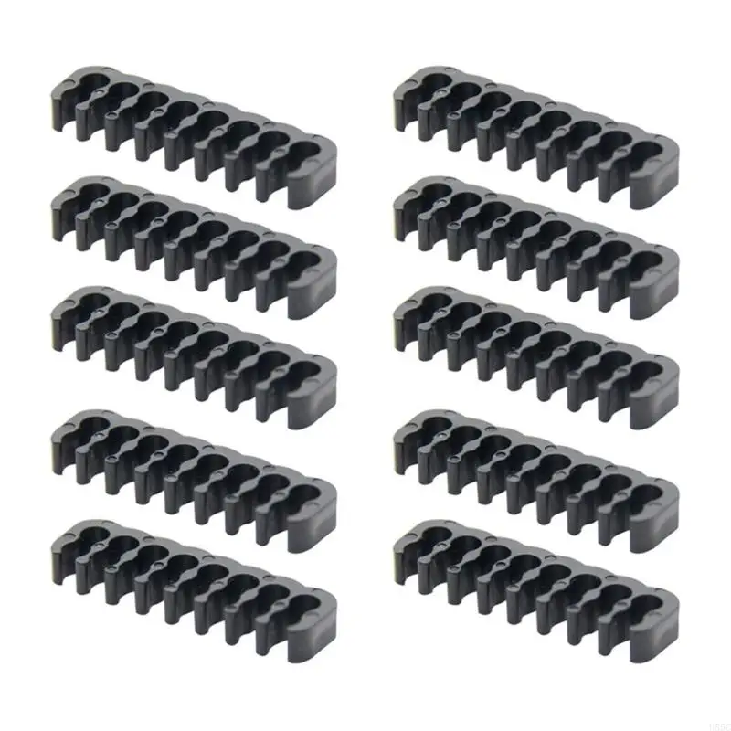 

U55C 10Pieces Cable Combs Computers Case Cable Organizers for Tidy Wire Arrangement