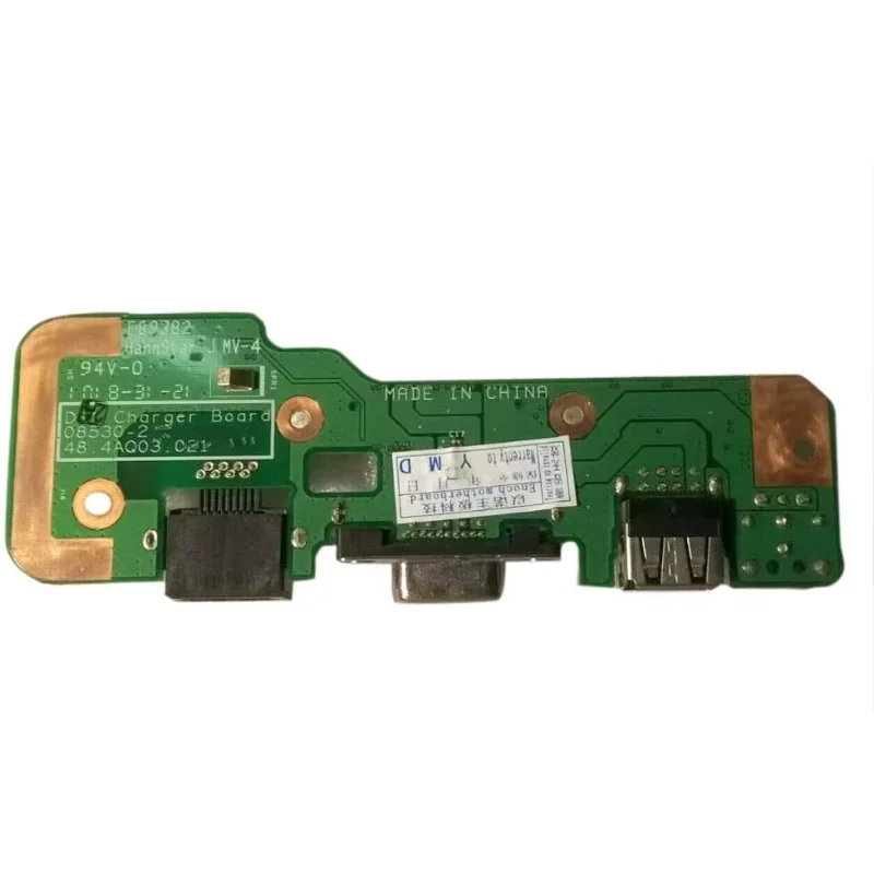 DC Power Jack for DELL INSPIRON 1545 1546 48.4AQ03.021 USB/VGA/LAN Charger Port Board 48.4AQ03.011/48.4AQ03.C11 48.4AQ03.C11 view 2