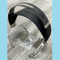DIY headset Headband 90mm-105MM Hook opening Metal Bracket Leather Top band for AUDEZE HIFIMAN HE400 headsets