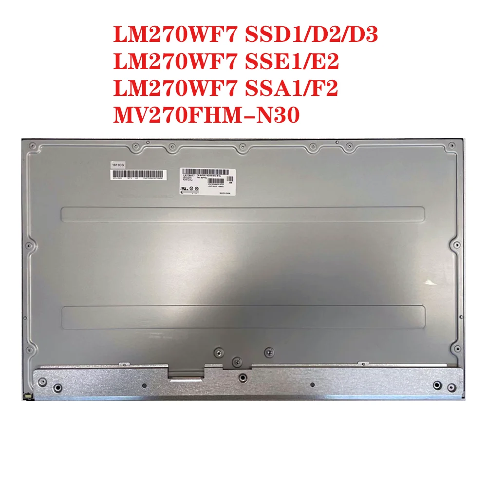 Lcd Original Lm270wf7 Sla1 Sld1 Sld2 Sld3 Ssa1 Ssb1 Ssb2 Ssd1 Ssd2 Ssd3 Ssf2 Sse1 Sse2 Mv270fhm-n20 N30 N40 N41 N60 27 em Novo