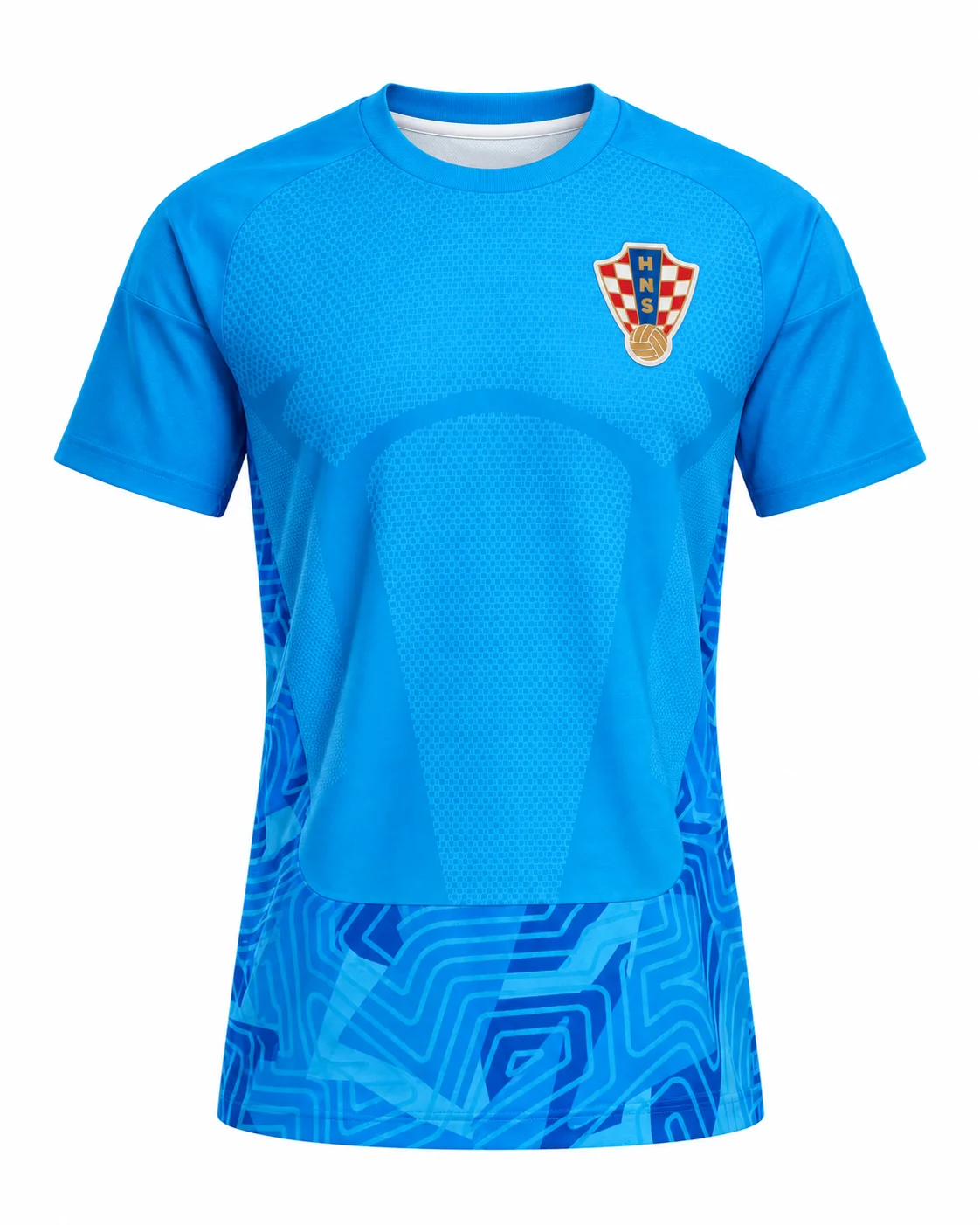 Kroatien 26-27 Heim-Fußballtrikot Rot-Weiß Kariert für Herren Kurzarm Rundhals Fußball-Trainings- und Freizeitkleidung – Detail 6