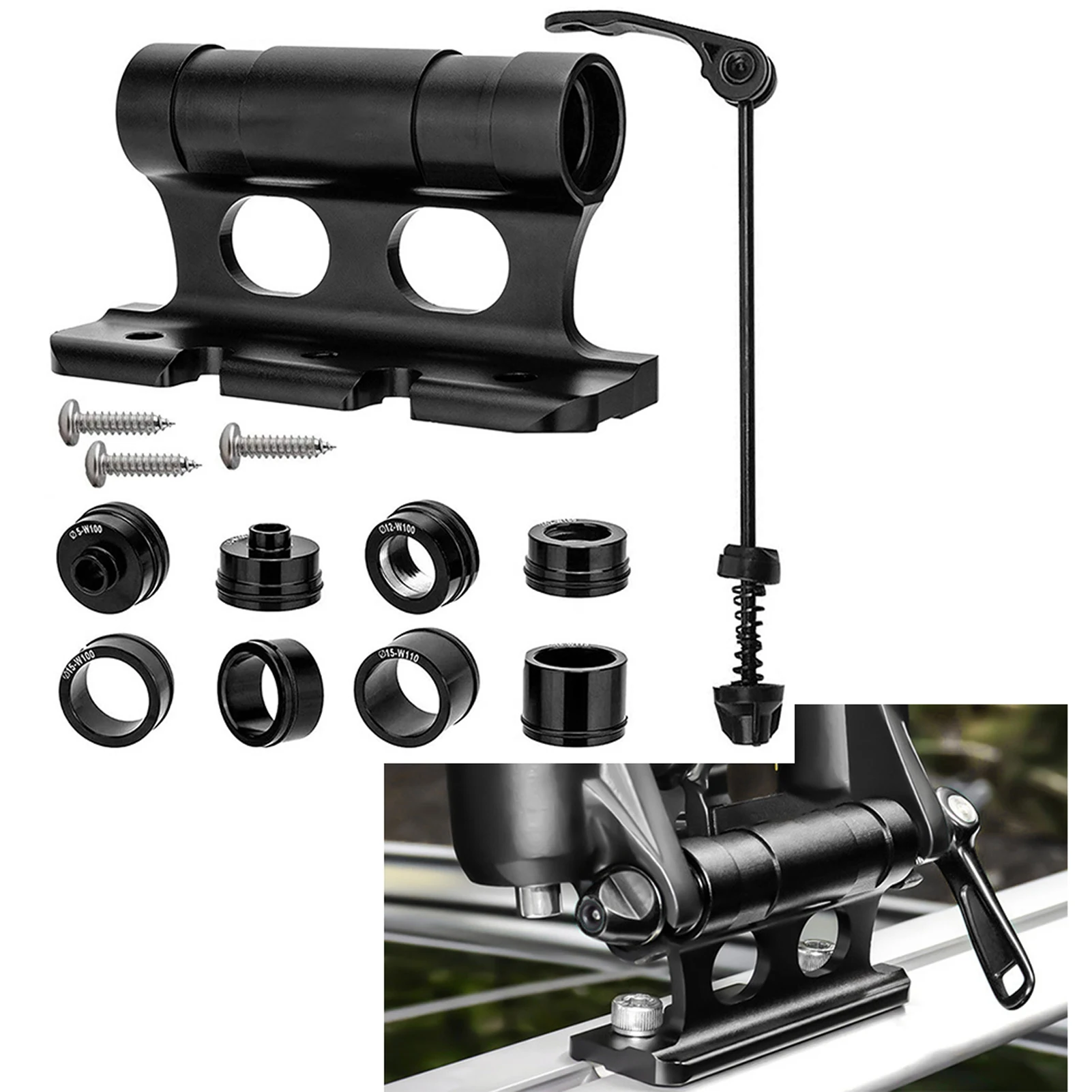 

Bike Fork Mount Car Racks Roof Rack Bike Mount Quick Release Thru Axle Carrier car racks bike fork mount bracket