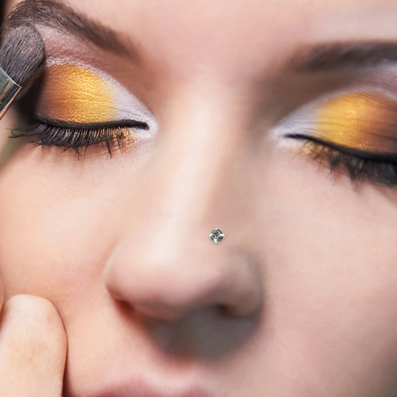 

20pcs Nose Rings Studs Minimalist Metal Straight Thin For Women Small Cool Unique Body Piercing Jewelry Cartilage Stud Set