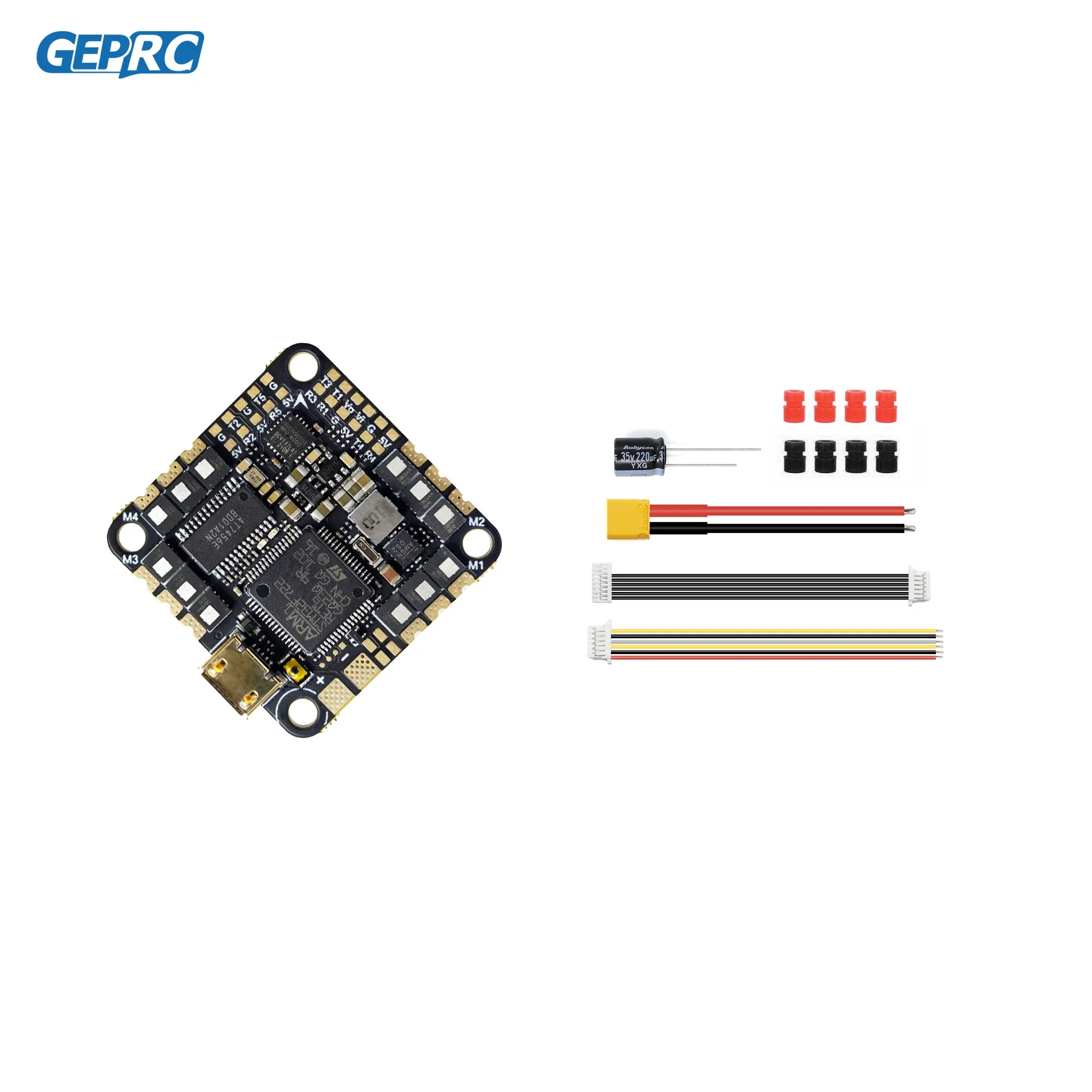 

GEPRC GEP-F722-45A AIO V2 (F411 FC 45A 2-6S 8bits BLS ESC 26.5mm/M2) For DIY RC FPV Quadcopter Replacement Accessories Parts