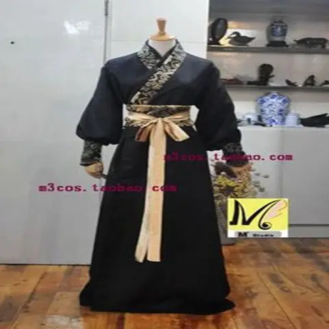 Bata de seda China para hombre, traje de caballero antiguo, aldult Kimono Chino, Tradicional, Vintage, étnico, escenario, cosplay, baile, Hanfu