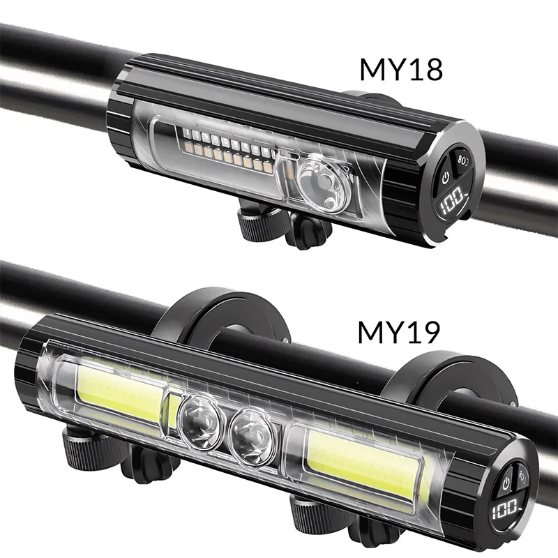الترا برايت 300 متر المدى دراجة المصباح 21700 بطارية طويلة العمر USB قوة البنك الناتج شحن سبائك الألومنيوم الضوء الأفقي